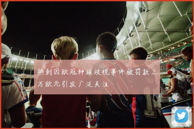 热刺因欧冠种族歧视事件被罚款三万欧元引发广泛关注