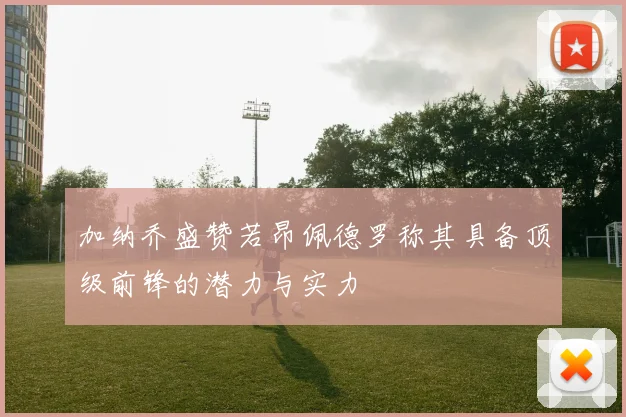 加纳乔盛赞若昂佩德罗称其具备顶级前锋的潜力与实力